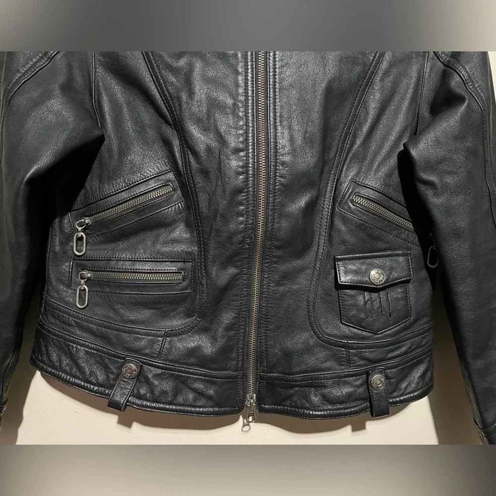HARLEY DAVIDSON “STARGAZE”LEATHER JACKET - Picture 3 of 16